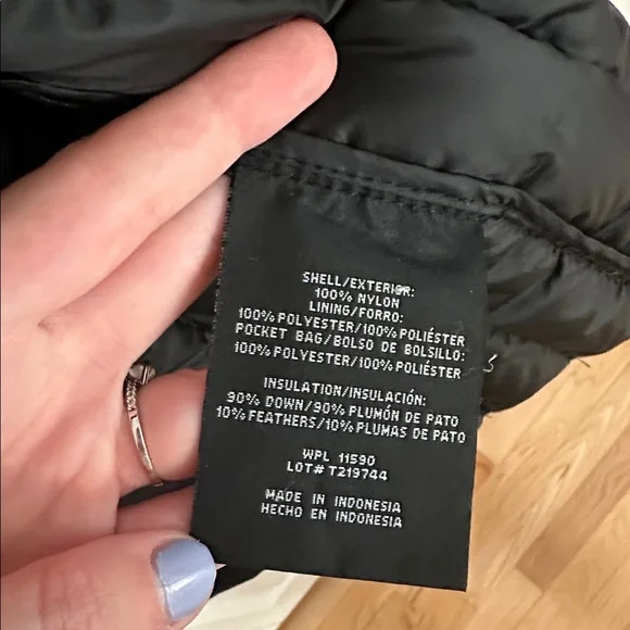 32 Degrees ultra light slim packable down 3/4 length long jacket - Picture 12 of 15